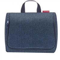 Reisenthel 'Toiletbag XL' Reisekosmetik mit Spiegel herringbone dark blue