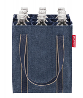 Reisenthel 'bottelbag' Flaschentasche herringbone dark blue