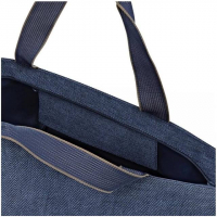 Reisenthel 'shopper M' 15l herringbone dark blue