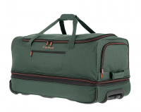 Travelite 'Basics' Trolley Reisetasche erweiterbar 70cm 2,8kg 98/119l grün/orange