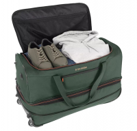 Travelite 'Basics' Trolley Reisetasche erweiterbar 70cm 2,8kg 98/119l grün/orange