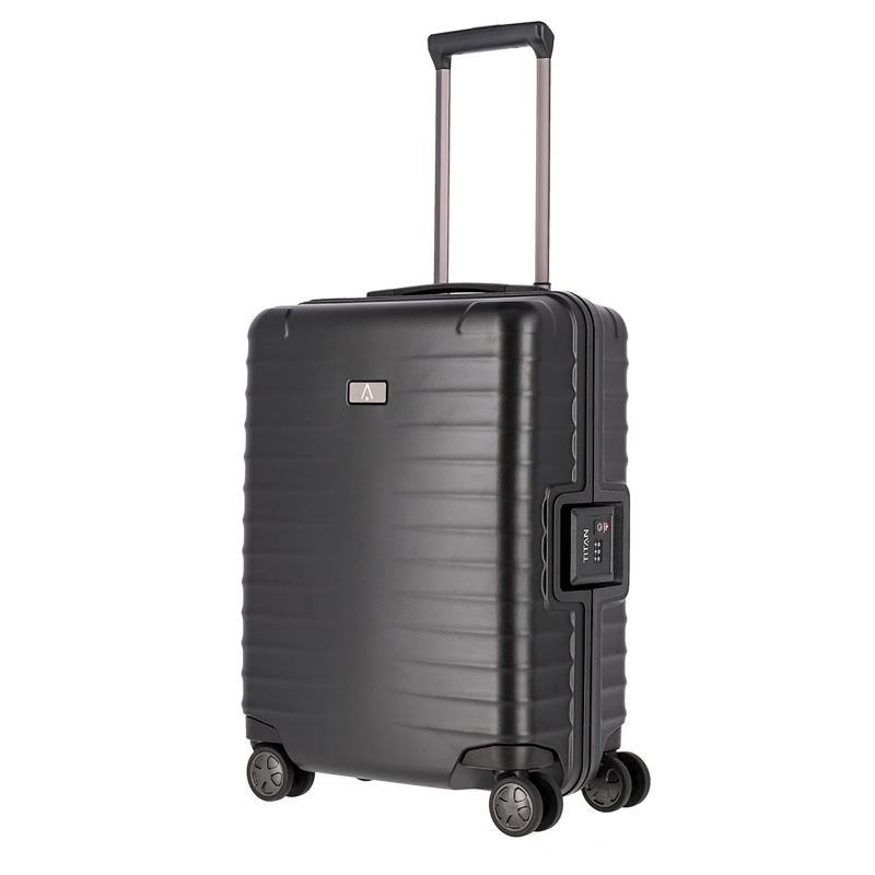 Titan 'Litron Frame' 4-Rad Trolley S 55cm mit TSA-Schloss 3,4kg 45l schwarz