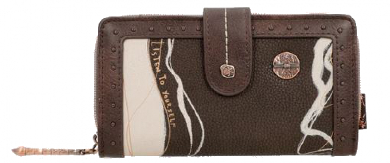 Anekke 'Shoen' Langbörse mit RV 12C  beige/braun