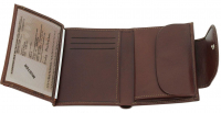 Golden Head 'Colorado' Kombischeintasche mit Riegel und RFID echt Leder tabacco