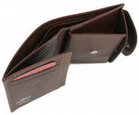 Golden Head 'Colorado' Kombischeintasche mit Riegel und RFID echt Leder tabacco
