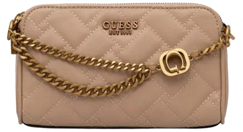 Guess 'Gracelynn mini' Umhängetasche klein beige