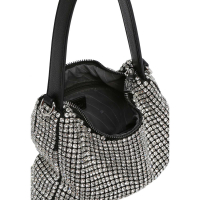 L.Credi 'Lene' Hobobag mit Strass-Steinen silver