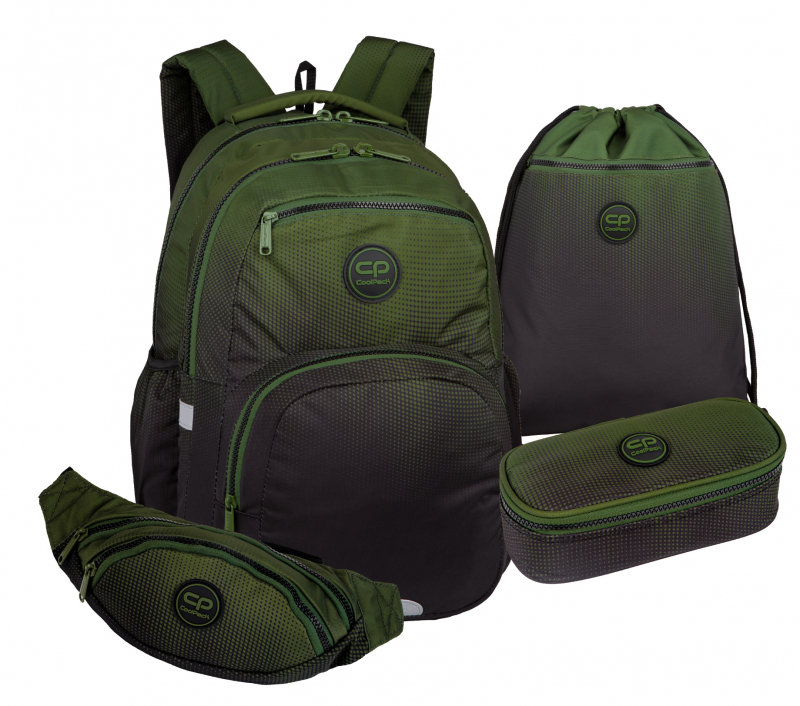 Coolpack 'Pick 17' Rucksack-Set 4tlg. 26l grass