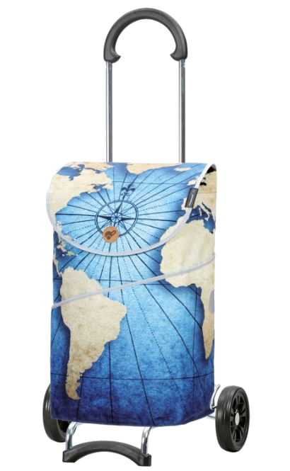 Andersen 'Mix A14' Scala Shopper 46l 40kg MADE in GERMANY Weltkarte