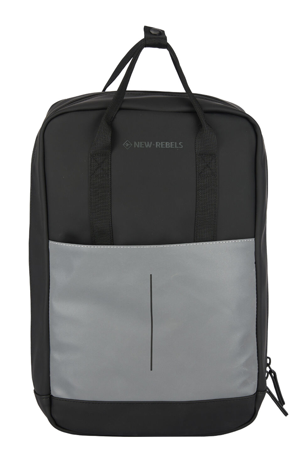 New-Rebels 'Bowie' Cape Coral Griff-Rucksack 15L mit Laptopfach mit Reflektorfläche schwarz