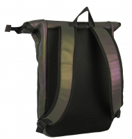 New-Rebels 'Reflect' New York Roll-up Rucksack 16L mit Laptopfach voll reflektierend
