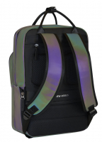 New-Rebels 'Reflect' Milwaukee Rucksack 19L mit Laptopfach two tone voll reflektierend