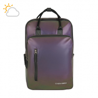 New-Rebels 'Reflect' Milwaukee Rucksack 19L mit Laptopfach two tone voll reflektierend