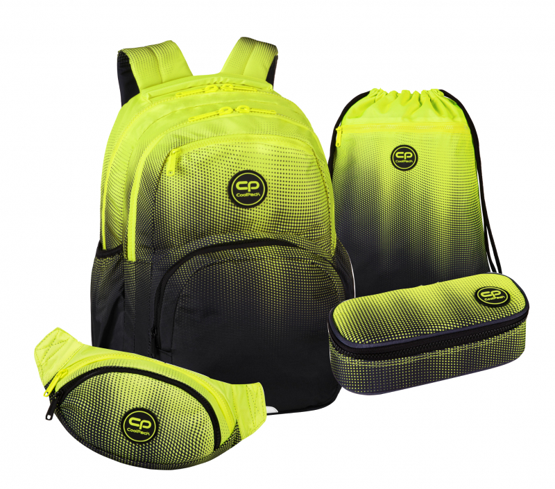 Coolpack 'Pick 17' Rucksack-Set 4tlg. 26l gradient lemon