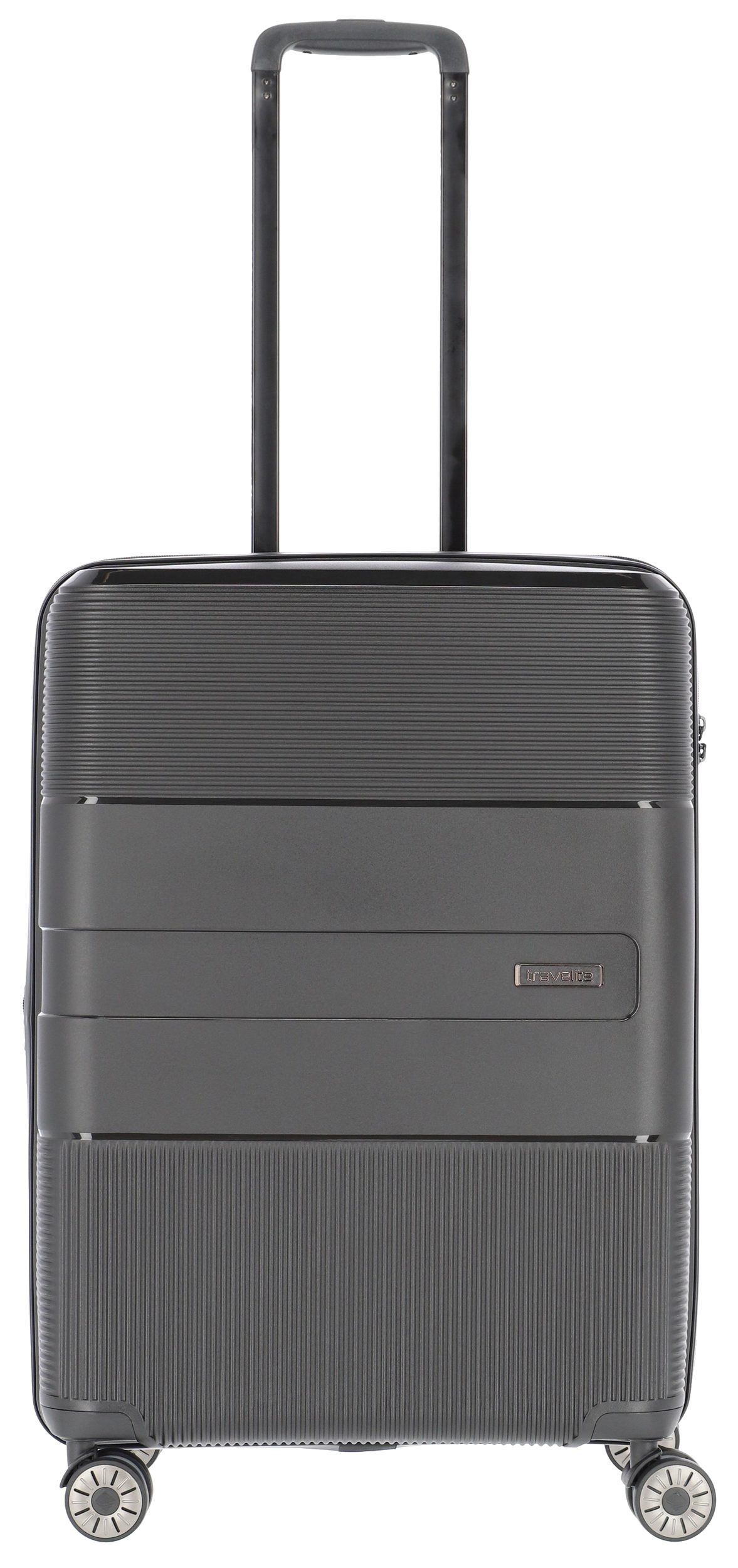 Travelite 'Waal' 4-Rad Trolley M 65cm 3,7kg erweiterbar 65/75l schwarz