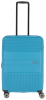 Travelite 'Waal' 4-Rad Trolley M 65cm 3,7kg erweiterbar 65/75l türkis