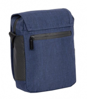 New Rebels 'Solar' Newton Flap Schultertasche klein shadow blue