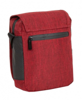 New Rebels 'Solar' Newton Flap Schultertasche klein burgundy