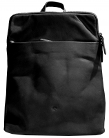 Prato 'OPU' Oil Pull Up Cityrucksack echt Rindleder schwarz