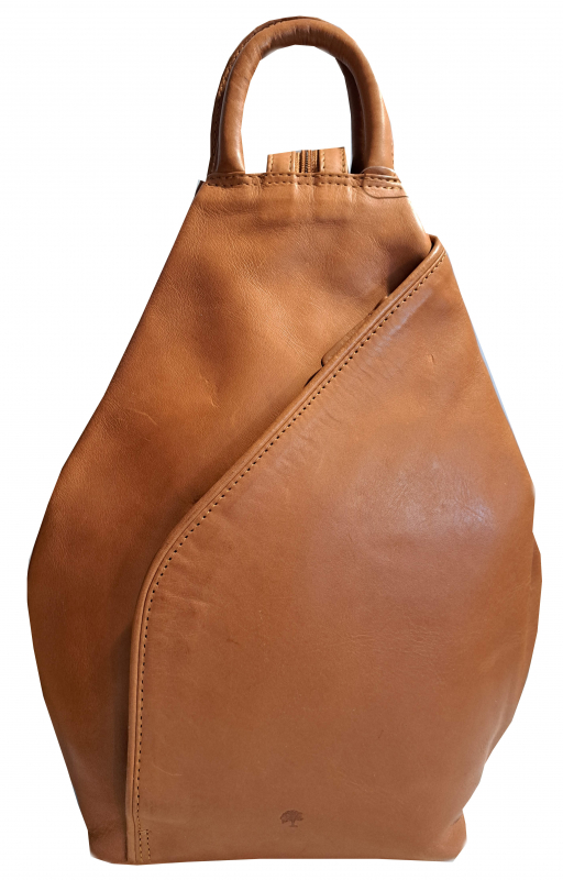 Prato 'LM Asif' Freizeitrucksack echt Leder cognac