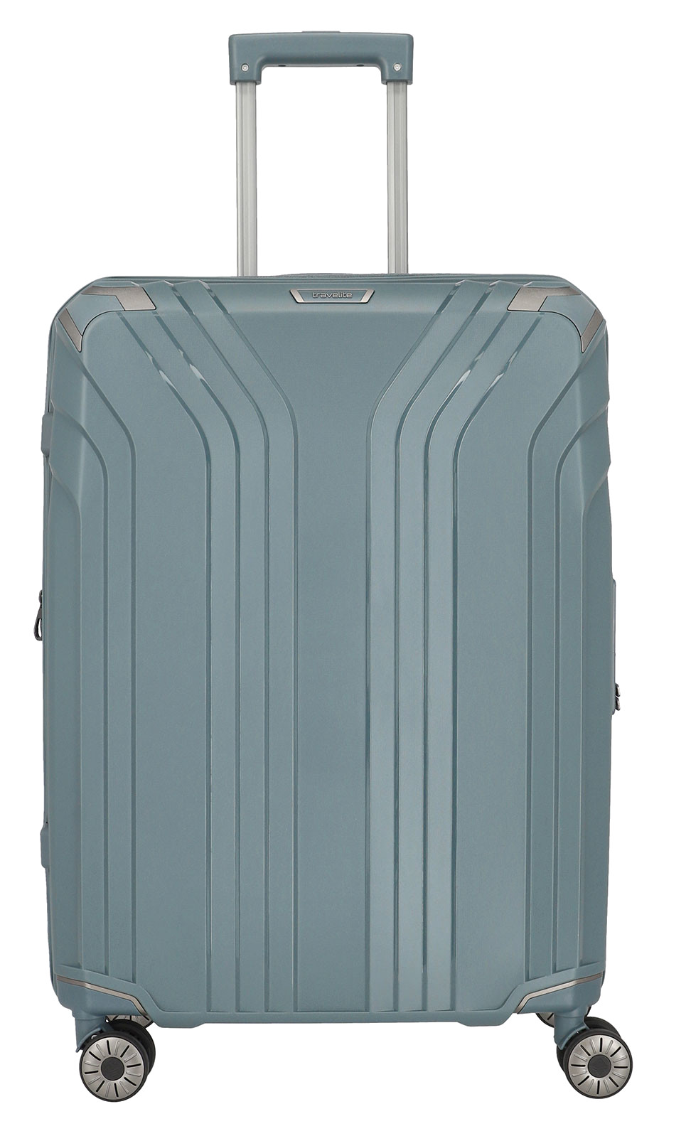 Travelite 'Elvaa' 4-Rad Trolley 67cm 3,5kg erweiterbar 72/77l blaugrau