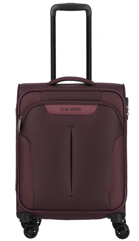 Travelite 'Croatia' 4-Rad Bordtrolley S 55cm 2,4kg 35l aubergine