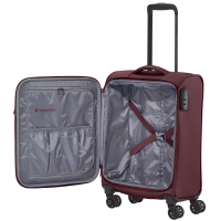 Travelite 'Croatia' 4-Rad Bordtrolley S 55cm 2,4kg 35l aubergine