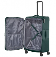 Travelite 'Croatia' 4-Rad Trolley 67cm 2,9kg erweiterbar 61/66l tannengrün