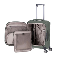 Travelite 'Priima' 4-Rad Trolley S 55cm 2,3kg erweiterbar 34-39l oliv