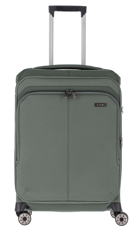 Travelite 'Priima' 4-Rad Trolley M 68cm 2,7kg erweiterbar 62-72l oliv