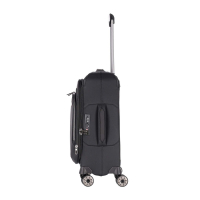 Travelite 'Priima' 4-Rad Trolley S 55cm 2,3kg erweiterbar 34-39l schwarz