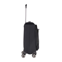 Travelite 'Priima' 4-Rad Trolley S 55cm 2,3kg erweiterbar 34-39l schwarz