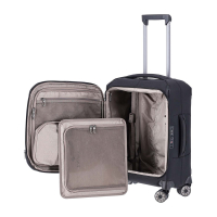 Travelite 'Priima' 4-Rad Trolley S 55cm 2,3kg erweiterbar 34-39l schwarz