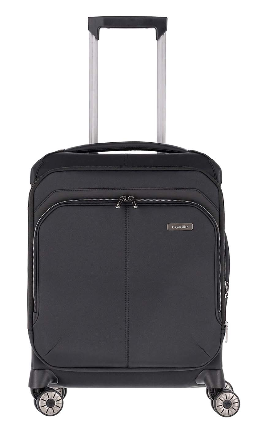 Travelite 'Priima' 4-Rad Trolley S 55cm 2,3kg erweiterbar 34-39l schwarz