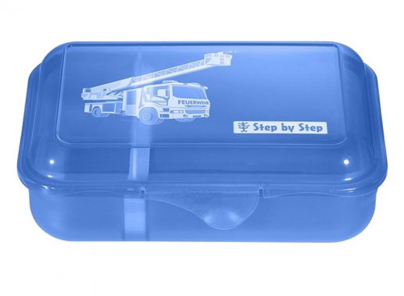 Step by Step 'Fire Engine Brandon' Lunchbox mit herausnehmbarer Trennwand 0,9l