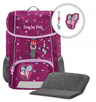 Step by Step 'Fairy Freya' Kid Kindergarten-Rucksack 380g 13l 3-tlg. pink