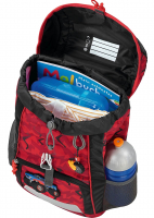 Step by Step 'Monster Truck Rocky' Kid Kindergarten-Rucksack 380g 13l 3-tlg. rot-schwarz