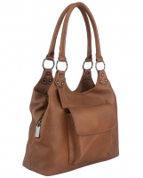 Bernardo Bossi 'Leonie' Shopper Henkeltasche cognac