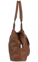 Bernardo Bossi 'Leonie' Shopper Henkeltasche cognac