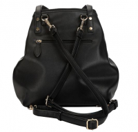 Louiz & Lou Henkeltasche Shopper mit Rucksackfunktion schwarz
