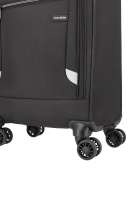 Travelite 'Cabin' 4-Rad Bordtrolley Underseater Toploader 2100g 31l black