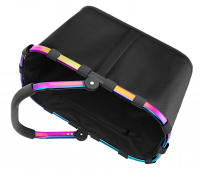 Reisenthel 'carrybag frame' Einkaufskorb Alurahmen 22l rainbow/black