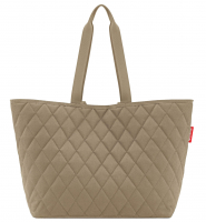 Reisenthel 'classic shopper XL' 26l rhombus olive