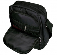 TravelN Meet Schultertasche hoch aus Spinnstoff schwarz