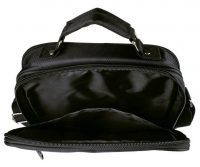 Travel ´N´ Meet Schultertasche quer Spinnstoff Schwarz