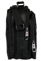Travel ´N´ Meet Schultertasche quer Spinnstoff Schwarz