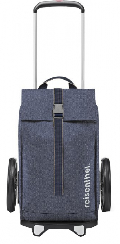 Reisenthel 'Citycruiser' Einkaufstrolley 40l herringbone dark blue 