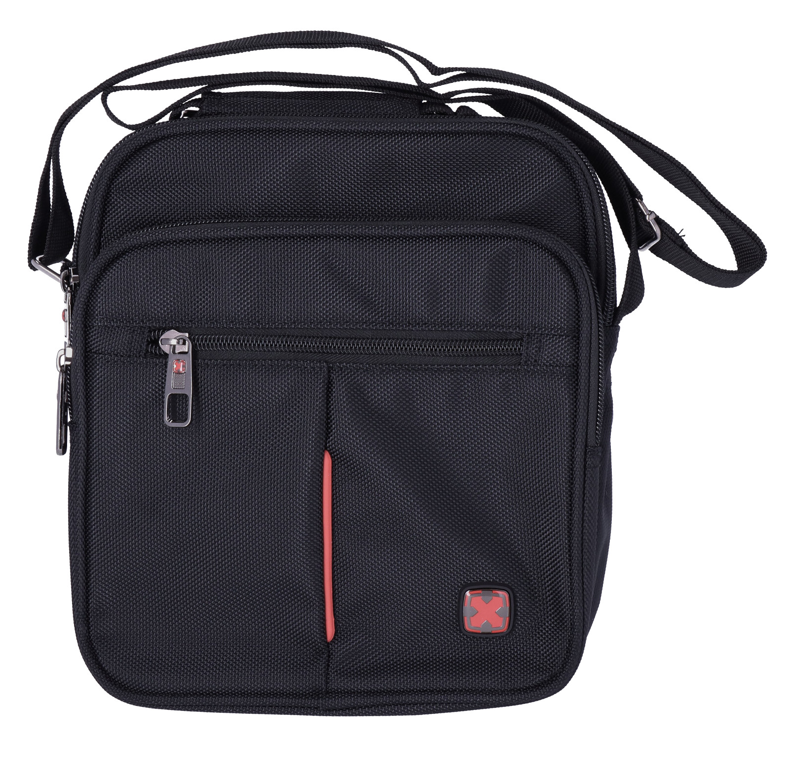 TravelN Meet Schultertasche hoch aus Spinnstoff schwarz