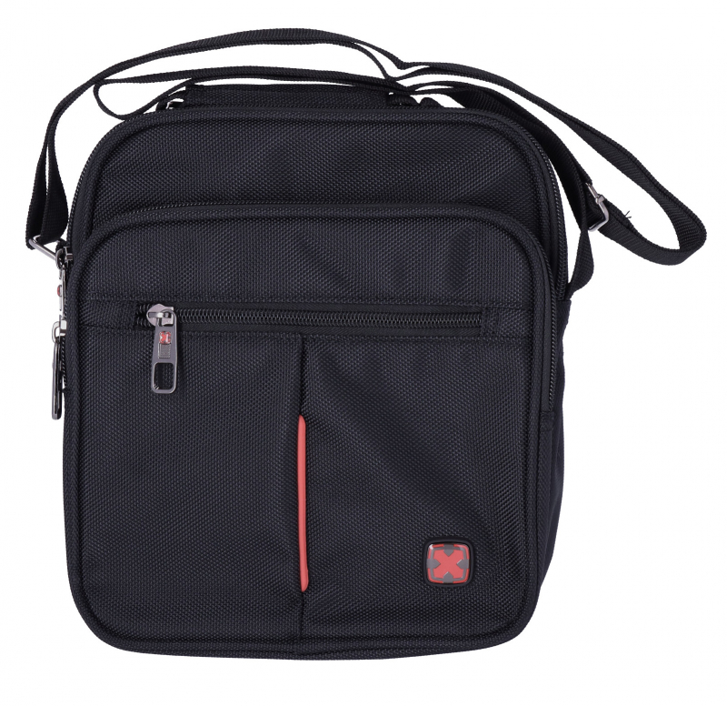 TravelN Meet Schultertasche hoch aus Spinnstoff schwarz