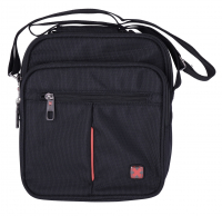TravelN Meet Schultertasche hoch aus Spinnstoff schwarz